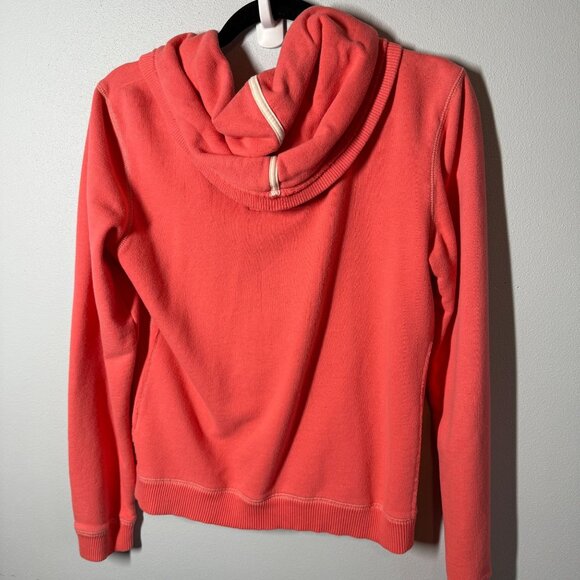 Aeropostale Logo Full Zip Up Hooded Sweatshirt Large Pink Pockets - Picture 2 of 10